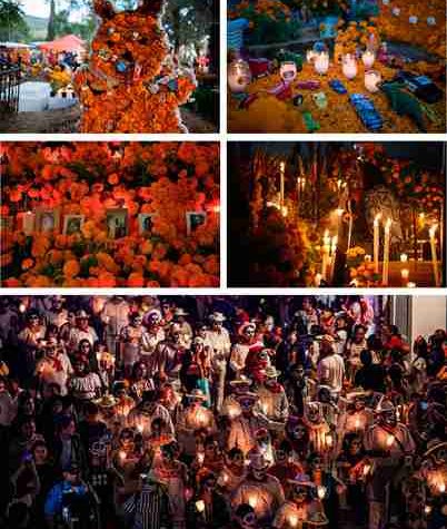 Celebración del Día de Muertos en México