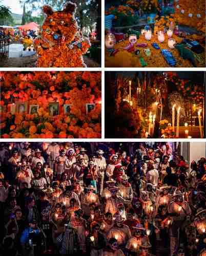 Celebración del Día de Muertos en México