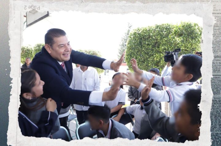 De alumno a gobernador: Alejandro Armenta de visita por la Primaria Simón Bolívar