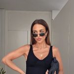 Paula Echevarría Agotará El Vestido Negro Satinado de Primark que Parece de Invitada Por 20 €: Disimula Tripa y Estiliza