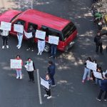 Familiares de Gabriel López Millán, joven asesinado en Edomex bloquearon avenida Revolución en CDMX