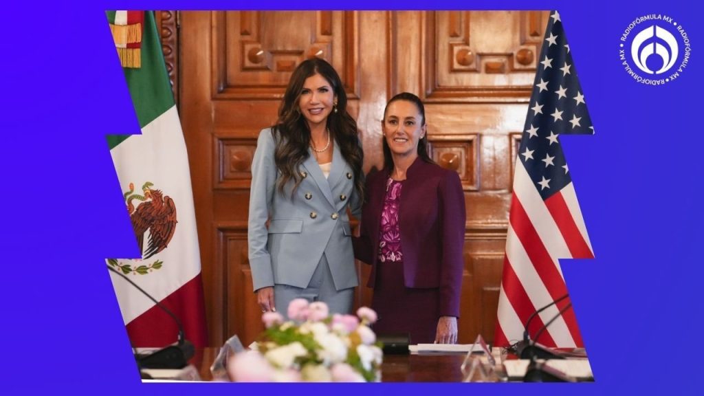 Secretaria de Seguridad de EU pide a Sheinbaum reforzar fronteras y datos biométricos