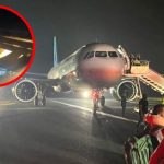 Avión de Frontier Airlines provoca terror a pasajeros; perdió una rueda en pleno aterrizaje forzoso  | VIDEO