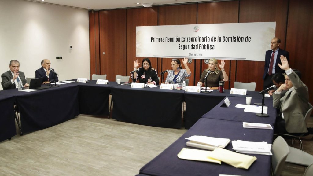 Avala Comisión del Senado la Estrategia Nacional de Seguridad