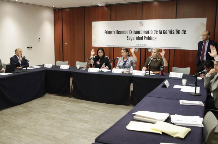 Avala Comisión del Senado la Estrategia Nacional de Seguridad