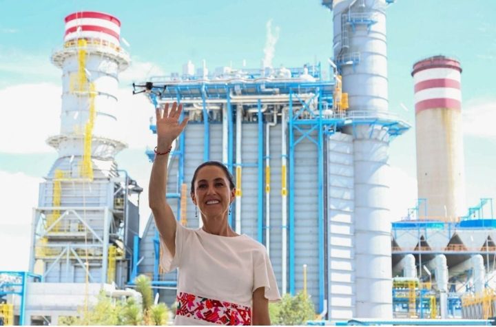 Sheinbaum inaugura moderna Central de Ciclo Combinado de CFE en Villa de Reyes, SLP